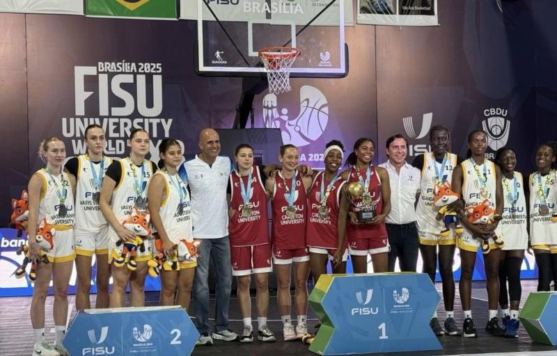 Команда баскетболістів КНУВС здобула срібну медаль на світовому чемпіонаті для університетів.