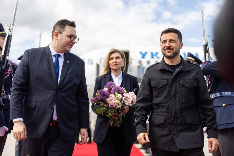 Володимир Зеленський відвідав Чехію 4 травня.