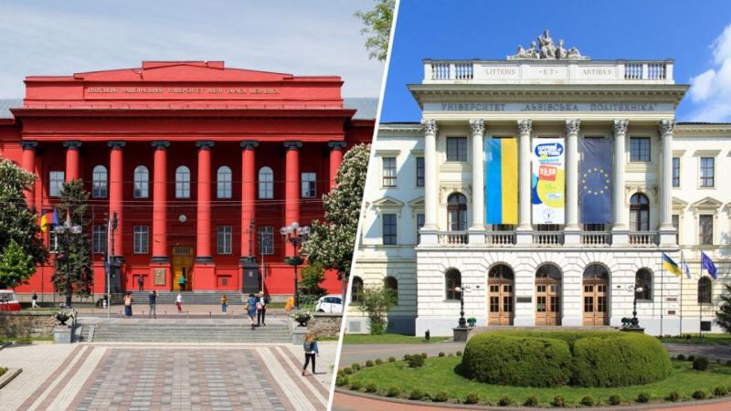 Два університети зі Львова потрапили до першої десятки в рейтингу 