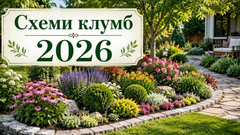Як створити привабливу клумбу: ідеї дизайну для 2026 року.