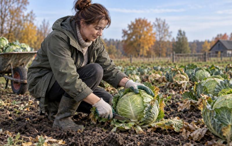 Осінній збір капусти 2026 року: коли і в яких погодних умовах слід harvest качани для оптимального зберігання.