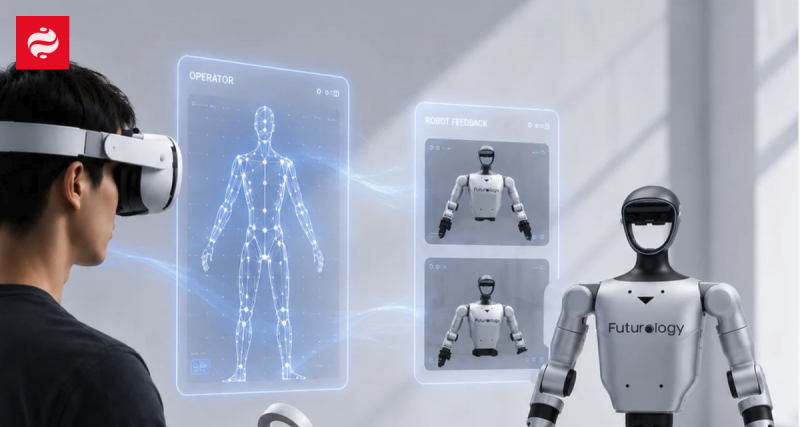 Futurology розробила інноваційну технологію, що дозволяє управляти роботами у середовищі віртуальної реальності.